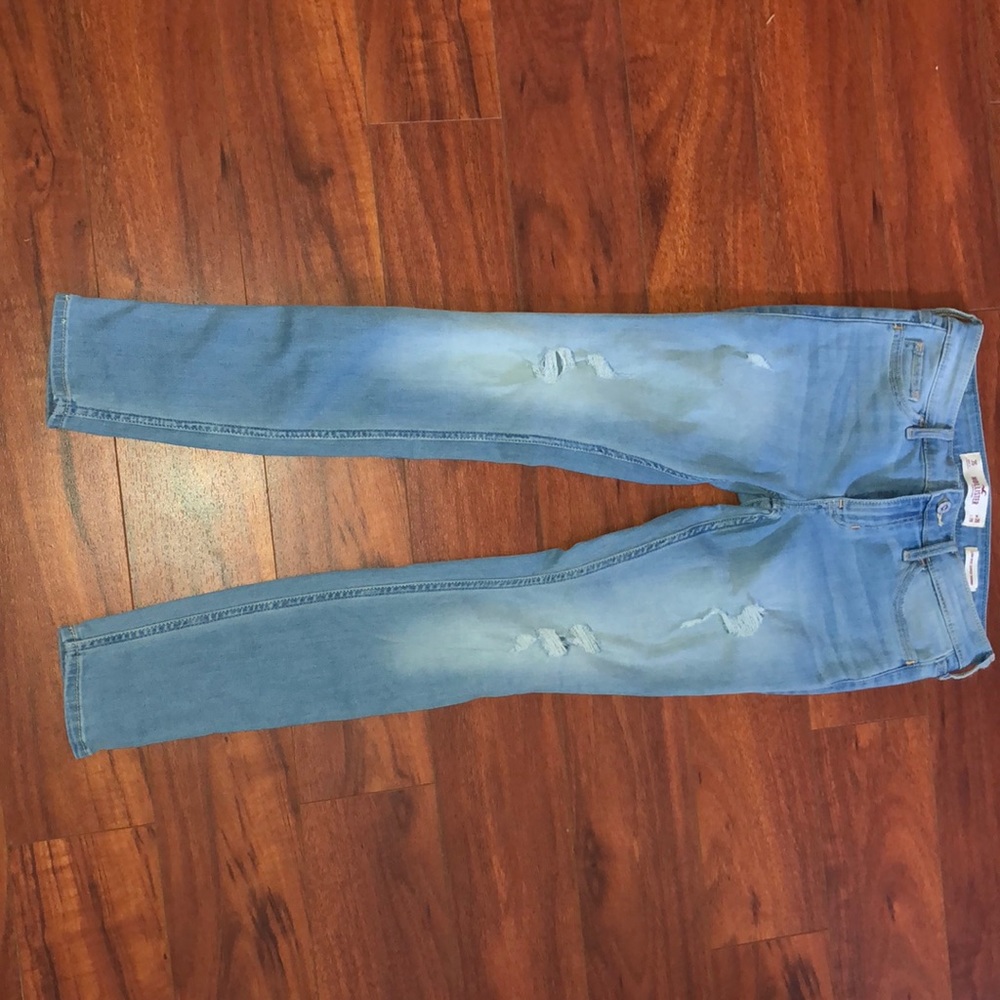 hollister low rise skinny jeans